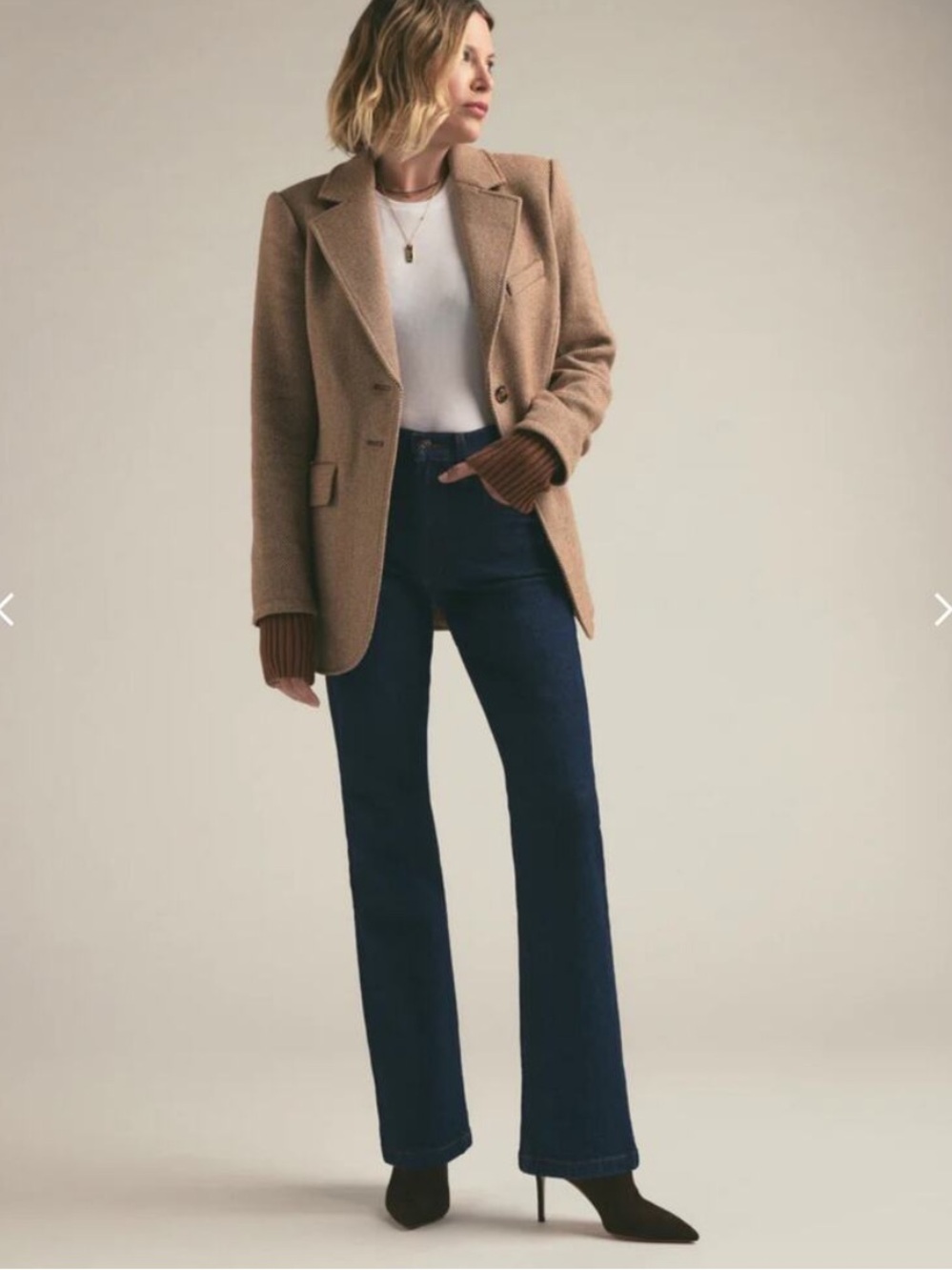 Favorite Daughter The Morgan Shortie Boot High Rise Petite Bootcut Jeans